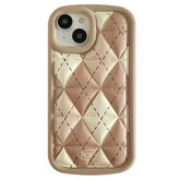 Preppy Aesthetic Argyle iPhone Case