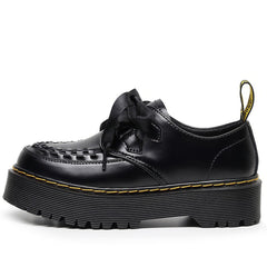 Ribbon Lace Platform Creeper Shoes