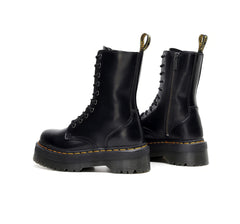 Side Zip Lace-Up Platform Combat Boots