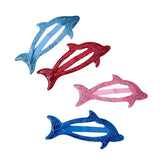 Sparkly Dolphin Y2K Hair Clips