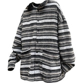 80's Grandma Striped Cardigan Sweater