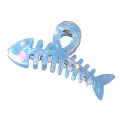 Iridescent Fish Bone Hair Claw