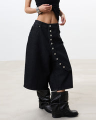 Nothing Planned Button Shorts