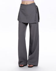 Library Crush Layered Skirt Pants