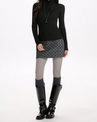 Madeleine Polka Dot Mini Skirt