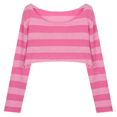2010's Kid Striped Long Sleeve Top