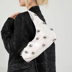 Model Off Duty Studded Bag
