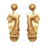 Artsy Face Vintage Aesthetic Earrings