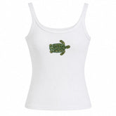 Sea Turtle Beaded Patch Tank Top