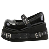 Pretty Evil Spikes Platform Boots