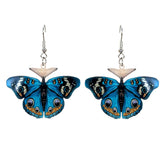 Blue Butterfly Earrings
