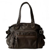 Brown Multi Pocket Shoulder Bag