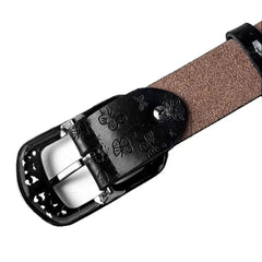 Midnight Butterfly Western Belt