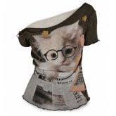 Cat Graphic Layered T-Shirt