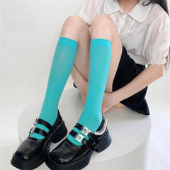 Color Pop Accent Basic Socks