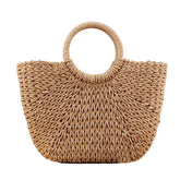 Picnic Time Cottagecore Straw Bag