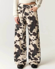 Cow Print Teen Craft Pants