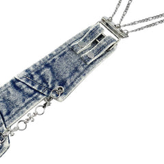 Smartass Denim Tie Accessory