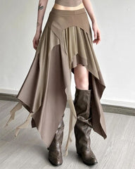 She Walks Through Forgotten Layered Skirt