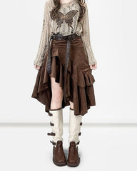 Fairy Grunge Asymmetrical Skirt
