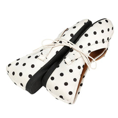 French Girl Polka Dot Tabi Ballet Flats
