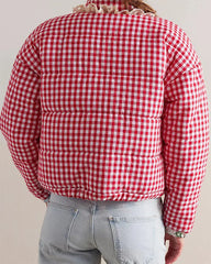 Gingham Heart Pocket Jacket