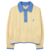 Lemon Crush Polo Sweater