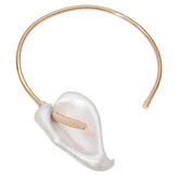Lily Flower Choker Necklace