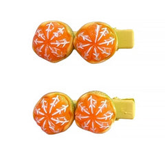 Mandarin 4 Pcs Hair Сlips Set