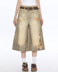 Mermaidcore Wide-Leg Culottes
