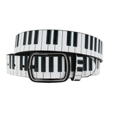 Piano Key Print Belt