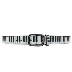 Piano Key Print Belt
