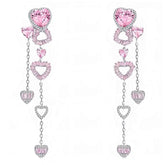 Pretty Please Heart Drop Earrings