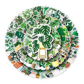 Plant Mom Aesthetic 50 pcs Sticker Pack
