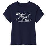 Please Don't Y2K Baby Tee
