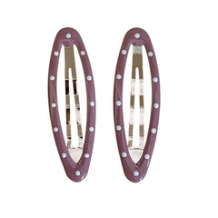Polka Dot Snap Hair Clip 5 pcs Set