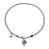 Silver Star Chain Necklace