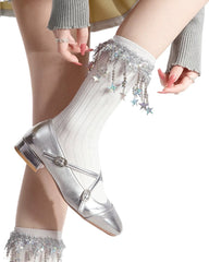 Sparkle Star Charm Socks
