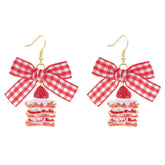 Strawberry Cake Earrings