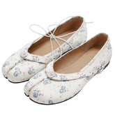 Unicorn Print Tabi Ballet Flats