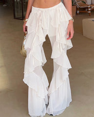 Lost In Paris Layered Ruffle Pants