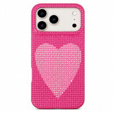 Y2K Heart Rhinestone iPhone Case