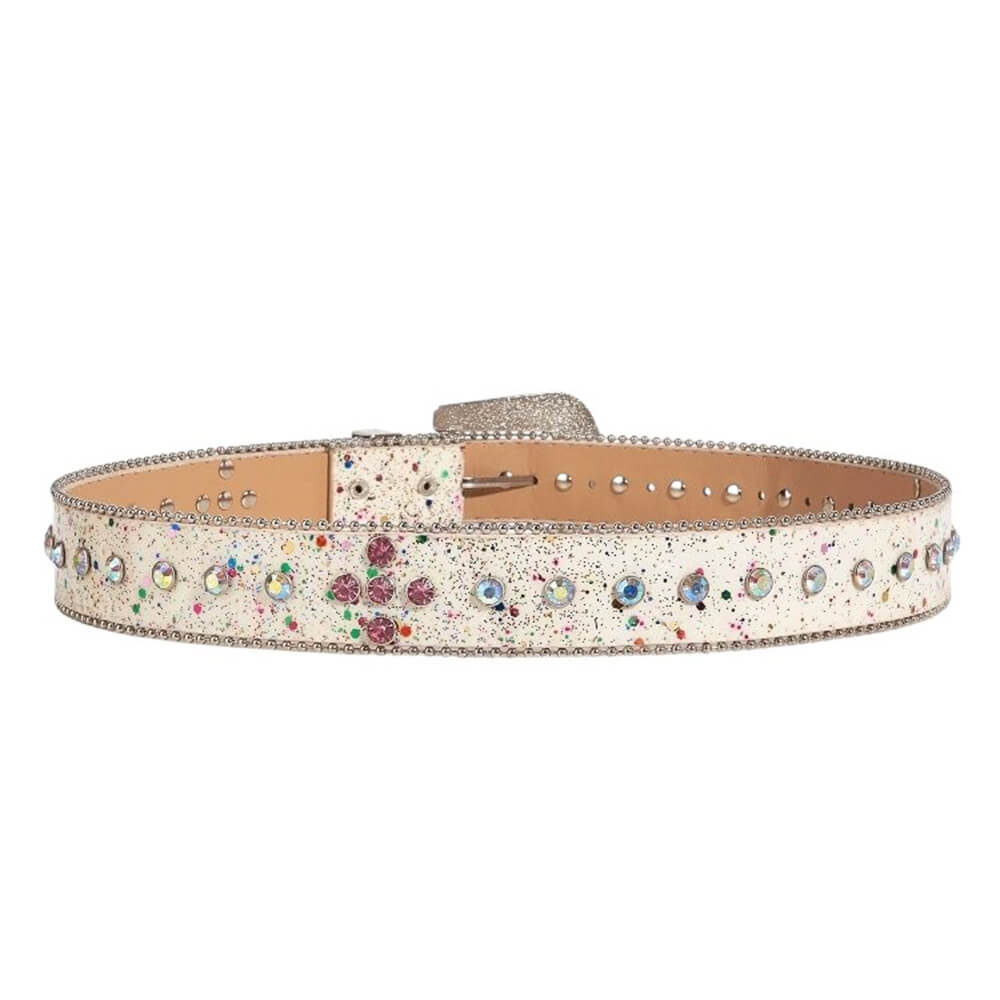 Early 2000s Rhinestone Buckle Belt