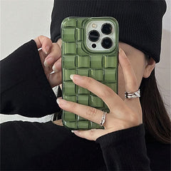 3D Cube Weave iPhone Case
