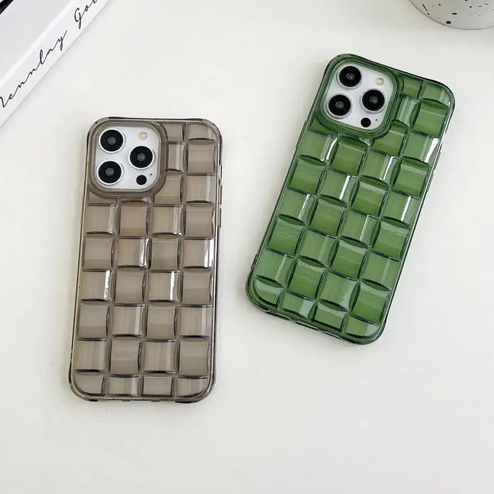 3D Cube Weave iPhone Case
