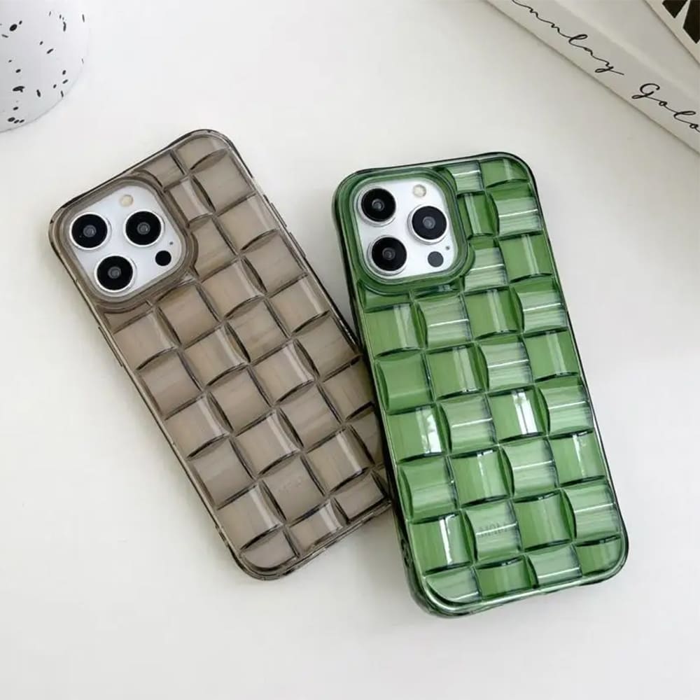 3D Cube Weave iPhone Case