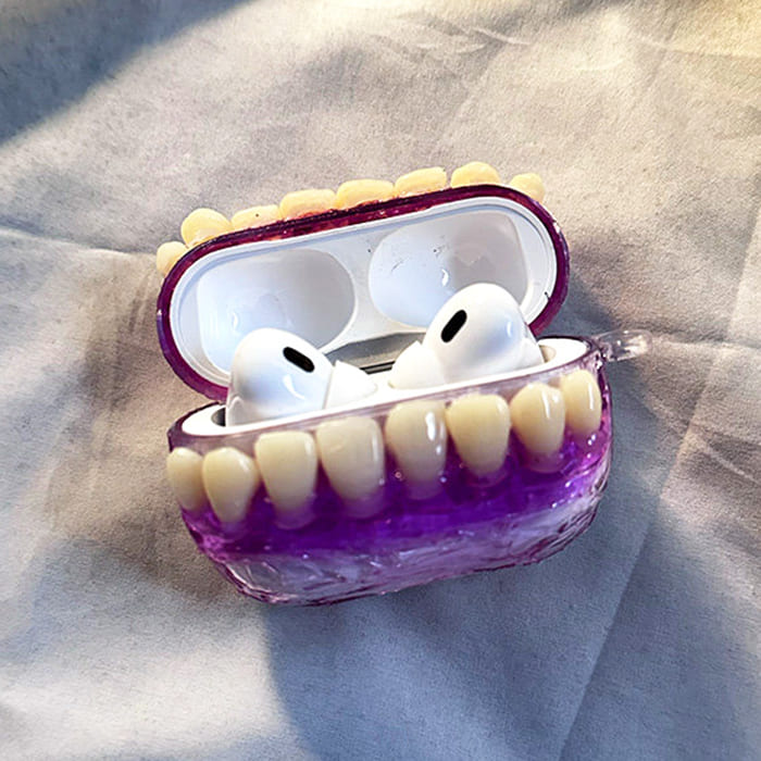 3D Teeth AirPods Case
