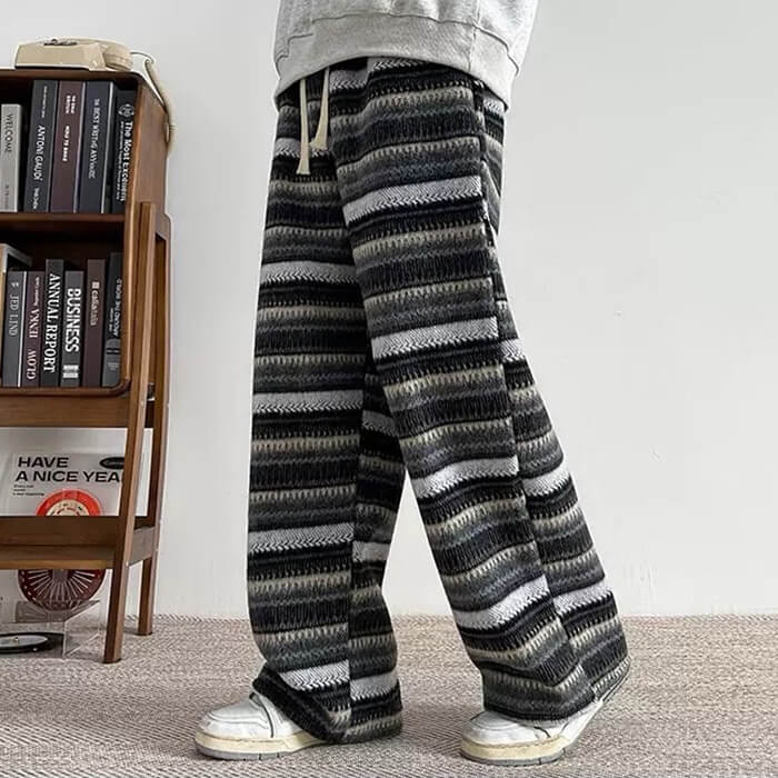 80's Grandma Pants in Black