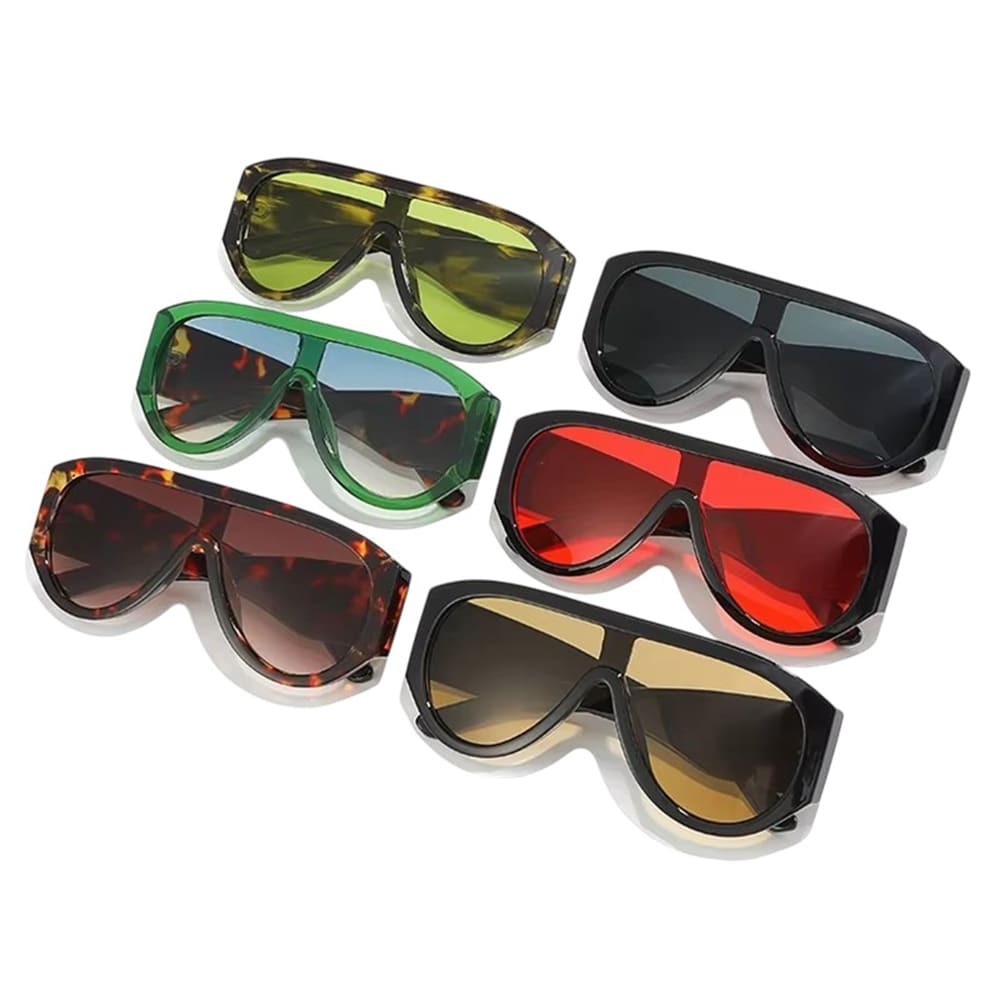 Gossip Goes Around Shield Sunglasses