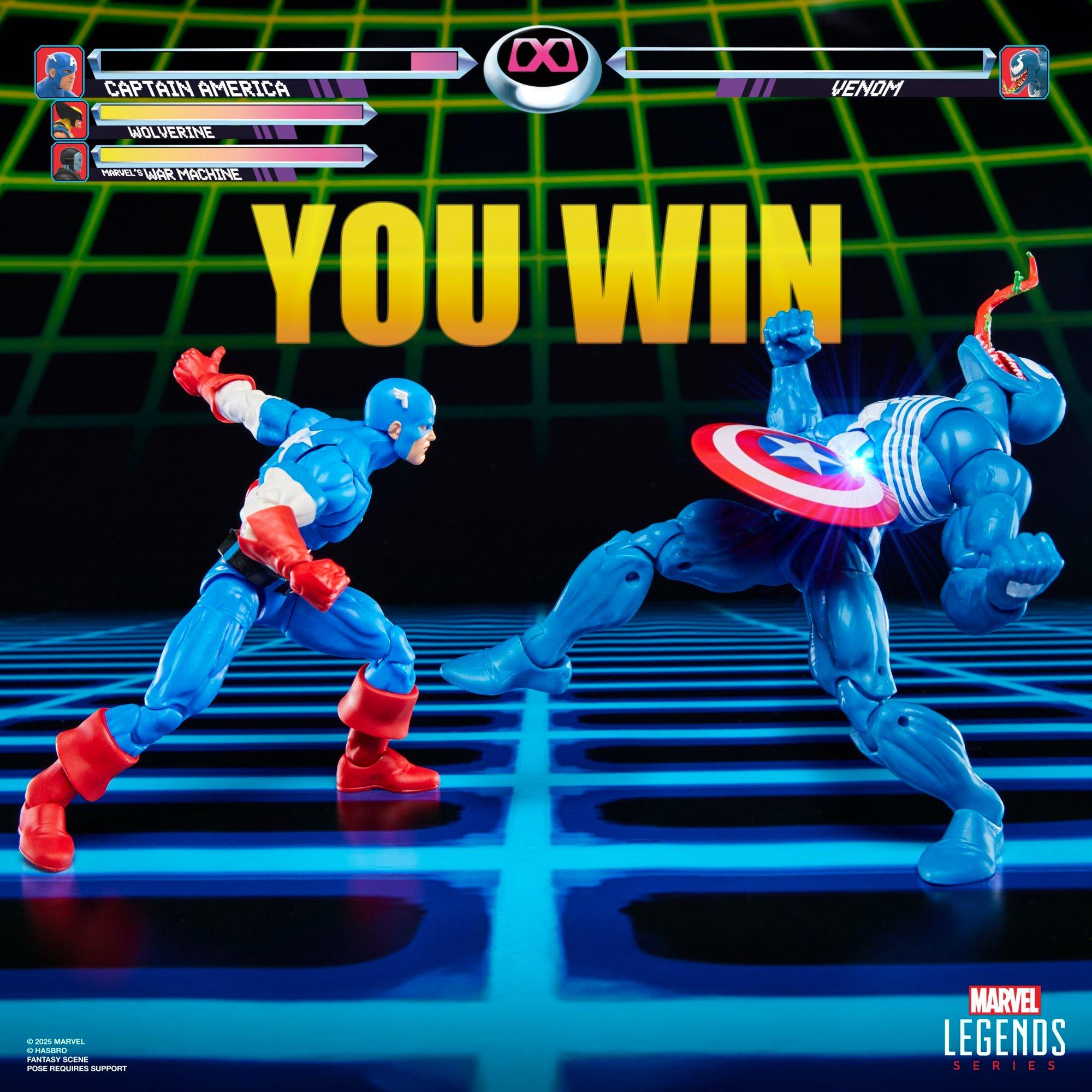Marvel Legends Series Gamerverse Captain America vs Venom